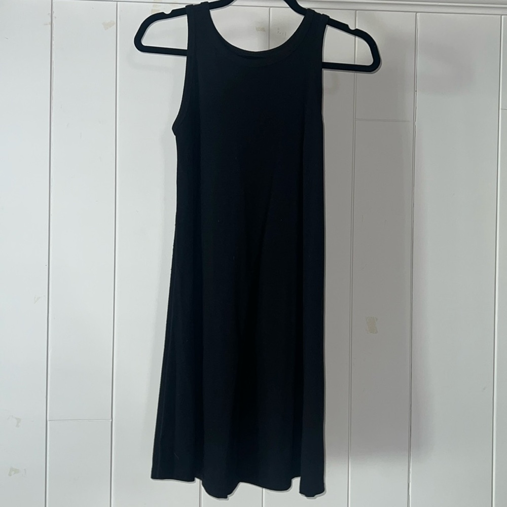 tank top style, black, mini dress